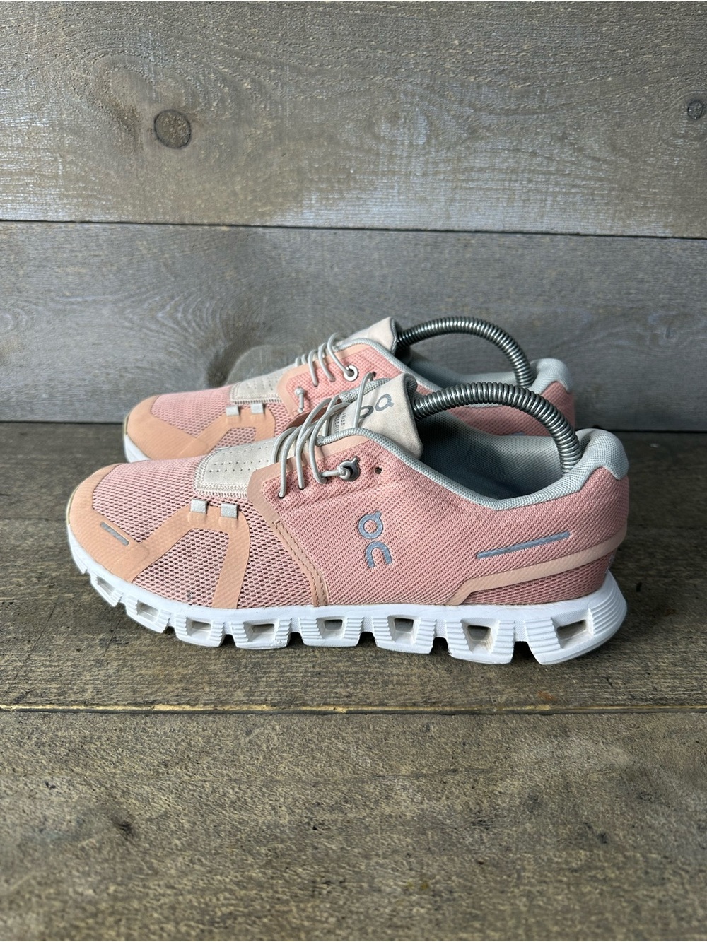 On Running Cloud 5 Women's Size 9 Rose Shell Pink Cloudtec Sneakers 59.98556